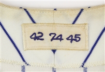 1974 Tug McGraw New York Mets Game Worn Home Jersey (MEARS LOA)