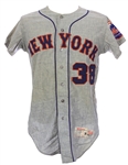 1968 Al Jackson New York Mets Game Worn Road Jersey (MEARS LOA)