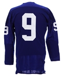 1960's Sand Knit Blue #9 Durene Football Jersey (MEARS LOA)