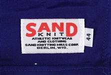 1960's Sand Knit Blue #9 Durene Football Jersey (MEARS LOA)