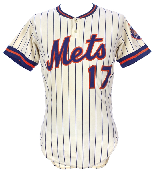 1978 Gil Flores New York Mets Game Worn Home Jersey (MEARS LOA)