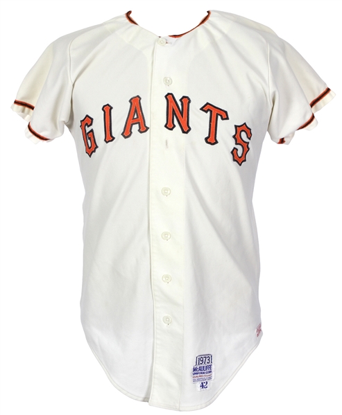 1973 Gary Matthews San Francisco Giants Game Worn Home Jersey (MEARS LOA)