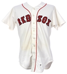 1981 Bill Campbell Boston Red Sox Game Worn Home Jersey (MEARS LOA)
