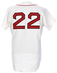 1981 Bill Campbell Boston Red Sox Game Worn Home Jersey (MEARS LOA)