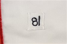 1981 Bill Campbell Boston Red Sox Game Worn Home Jersey (MEARS LOA)
