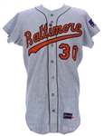 1969 Chico Salmon Baltimore Orioles Game Worn Road Jersey (MEARS LOA) World Series Season