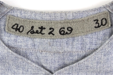 1969 Chico Salmon Baltimore Orioles Game Worn Road Jersey (MEARS LOA) World Series Season