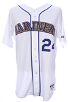 2008-09 Ken Griffey Jr. Seattle Mariners Signed Team Issued Throwback Home Jersey (MEARS LOA/JSA)