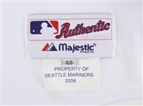 2008-09 Ken Griffey Jr. Seattle Mariners Signed Team Issued Throwback Home Jersey (MEARS LOA/JSA)