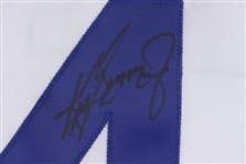 2008-09 Ken Griffey Jr. Seattle Mariners Signed Team Issued Throwback Home Jersey (MEARS LOA/JSA)
