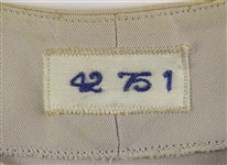 1975 Gene Clines New York Mets Game Worn Road Jersey (MEARS LOA)