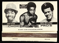 1970s Choice of the Pro Match Book Jimmy Wynn Hegemon Lewis, Maury Wills, Willie Ellison, Spencer Hayward