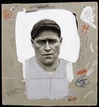 1927-29 Hack Wilson Chicago Cubs 6.5" x 7" Mounted Original Charles Conlon Photo