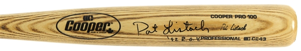 1992 Pat Listach Milwaukee Brewers Signed Cooper Professional Model Bat (MEARS LOA/JSA)