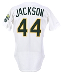 1980's-90's Reggie Jackson Oakland Athletics Signed Jersey (JSA)