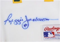 1980's-90's Reggie Jackson Oakland Athletics Signed Jersey (JSA)