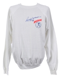 1970s Reggie Jackson New York Yankees Signed Mr. October Sweatshirt (JSA)