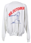 1970's Reggie Jackson New York Yankees Signed Mr. October Sweatshirt (JSA)
