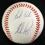 1983 Nolan Ryan Houston Astros ONL Charles Feeney Signed Baseball (JSA)
