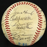 1985-1986 Milwaukee Brewers OAL Team Signed Baseball (26) (JSA)