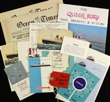 1961 R.M.S. Queen Mary Memorabilia 