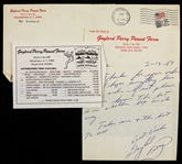 1984 Gaylord Perry Peanut Farm Signed Letter w/ Envelope & Order Form (JSA)
