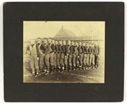 1910s-20s Vintage 10" x 12" Mounted Football Team Photo