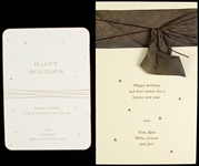 Tom Cruise & Katie Holmes Holiday Card