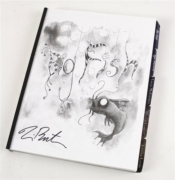 2003 Tim Burton Big Fish Signed Shooting Script w/ For Your Consideration Card (JSA)