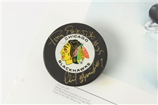 1990s-2000s Hockey Lot W/ Autographed Stan Makita Poster, Esposito Brothers Puck, etc (JSA)
