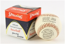 1974-76 Spalding Official National League Charles Feeney Baseball w/ Original Box