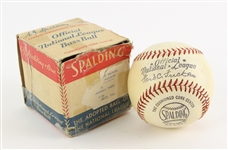 1949-51 Spalding Official National League Ford Frick Baseball w/ Original Box