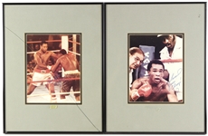 1980's Framed Boxing Photos (Lot of 10) (JSA)