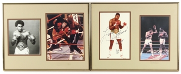 1980's Framed Boxing Photos (Lot of 10) (JSA)