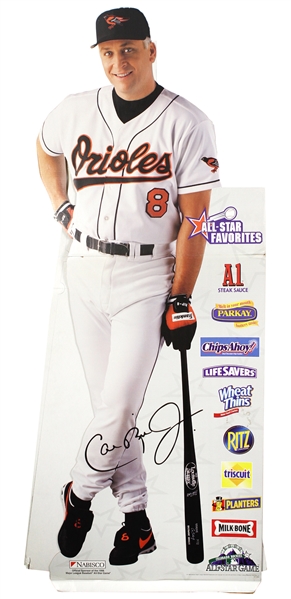 Cal Ripken Jr, Michael Jordan (3), and Vince Carter Stand-Up Display Collection (5 Total)