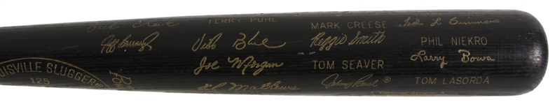 1978 National League All Stars H&B Louisville Slugger Commemorative Black Bat