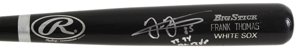 2002 Frank Thomas Chicago White Sox Signed Rawlings Adirondack Professional Model Bat (MEARS LOA/JSA)