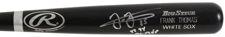 2002 Frank Thomas Chicago White Sox Signed Rawlings Adirondack Professional Model Bat (MEARS LOA/JSA)