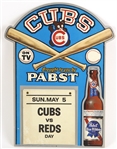 1974 Pabst 11" x 17" Chicago Cubs Cubs Advertising Calendar 