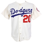 1976 Don Sutton Los Angeles Dodgers Game Worn Home Jersey (MEARS A9)