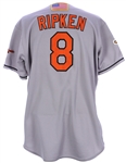 2001 Cal Ripken Jr. Baltimore Orioles Road Jersey (MEARS A5)