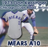 1973 Don Kessigner Chicago Cubs Game Worn Road Jersey (MEARS A10) “1st of a three-year style” (JSA)