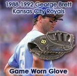 1988-1992 George Brett Kansas City Royals Game Worn Glove (MEARS LOA)