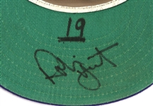 1983-84 Robin Yount Milwaukee Brewers Signed Game Worn Cap (MEARS LOA/JSA) 