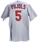 2006 Albert Pujols St. Louis Cardinals Game Worn Spring Training Road Jersey (MEARS A10/St. Louis Cardinals Letter)