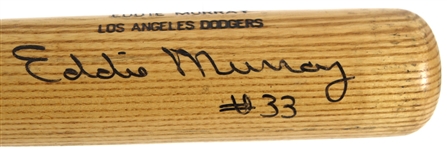 1997 Eddie Murray Los Angeles Dodgers H&B Louisville Slugger Game Used Bat (MEARS A9/GU9)(JSA)