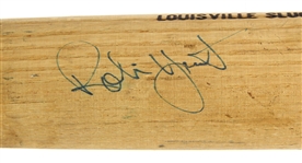 1985 Robin Yount Milwaukee Brewers Louisville Slugger Game Used Bat (MEARS A10)(JSA)