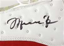 1997-98 Michael Jordan Chicago Bulls Secretarial Signed Air Jordan XIII Sneakers (MEARS LOA)