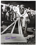 1990s Hank Aaron Milwaukee Braves Signed 16" x 20" Photo (JSA)