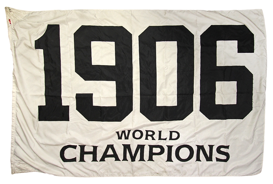 1906 World Champions Chicago White Sox Comiskey Park 58" x 88" Stadium Flag